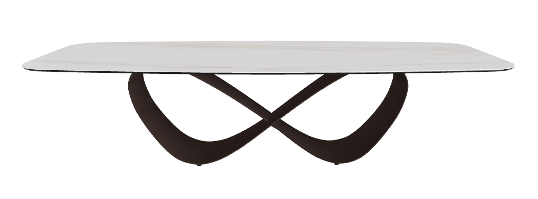 300x120x75h Barrel Shaped_Glossy Golden Calacatta_Bronze Embossed