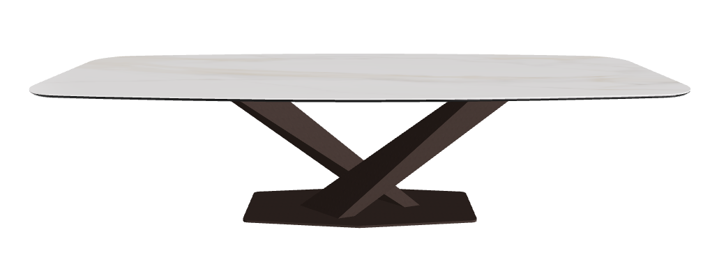 Cattelan Italia Stratos Keramik Barrel-Shaped Dining Table – 300x120x75h