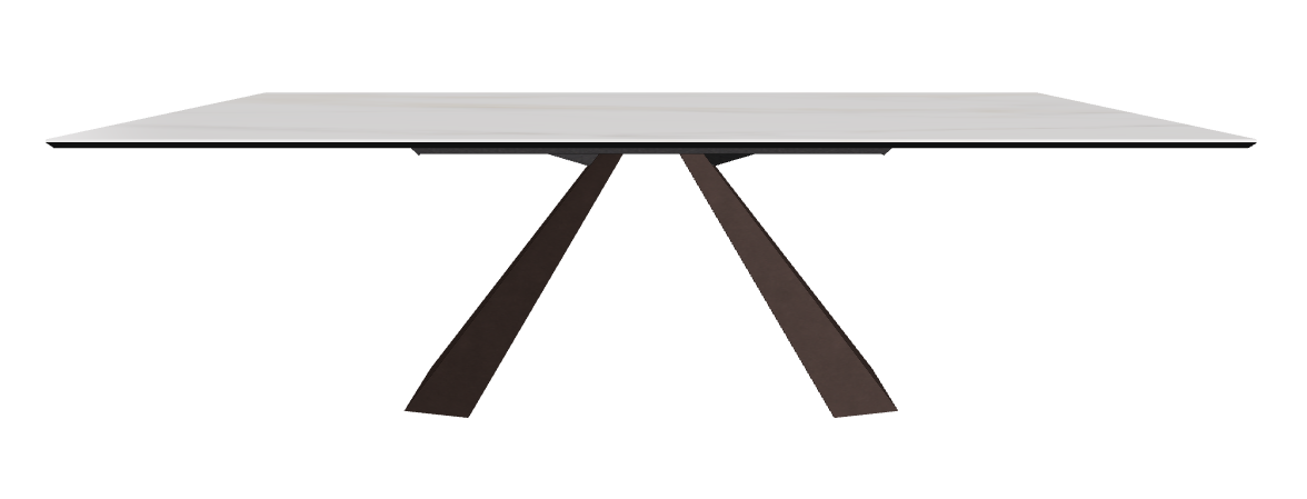 240x120x73h Rectangle Shaped_Glossy Golden Calacatta_Bronze Embossed