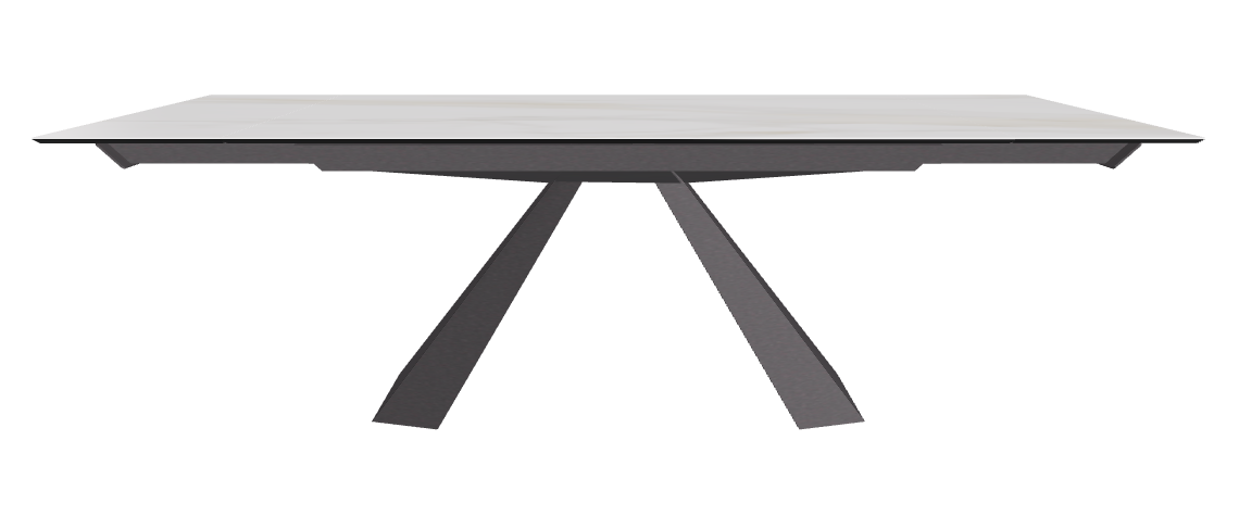 160/236x90x75h Rectangle Shaped_Glossy Golden Calacatta_Graphite Embossed