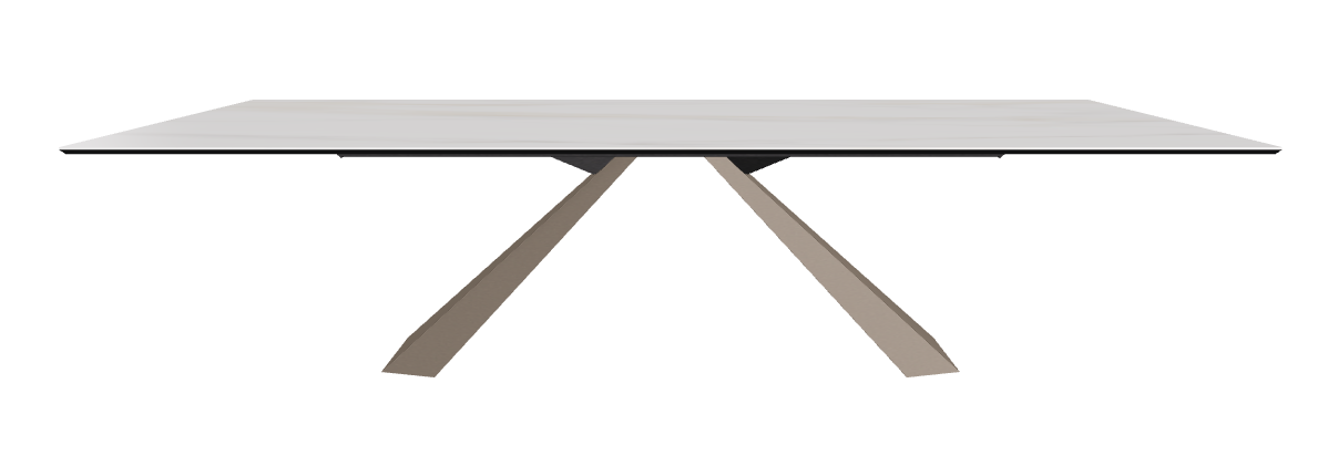 300x120x73h Rectangle Shaped_Glossy Golden Calacatta_Titanium Embossed