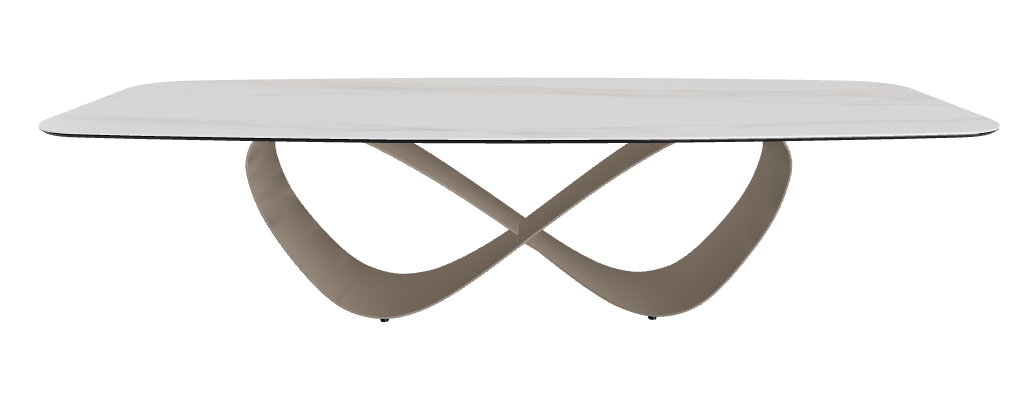 300x120x75h Barrel Shaped_Glossy Golden Calacatta_Titanium Embossed