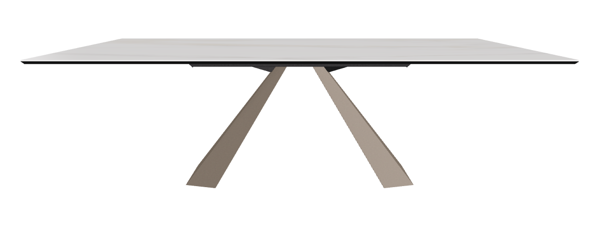 240x120x73h Rectangle Shaped_Glossy Golden Calacatta_Titanium Embossed