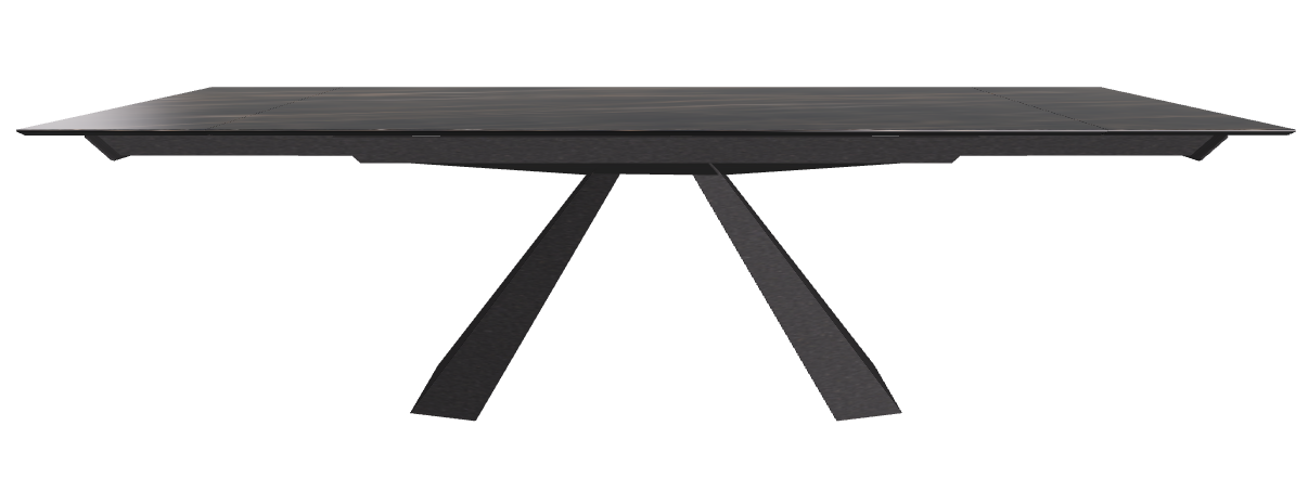 182/258x90x75h Rectangle Shaped_Glossy Portoro_Black Embossed