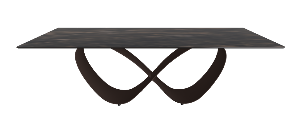 240x120x74h Rectangle Shaped_Glossy Portoro_Bronze Embossed