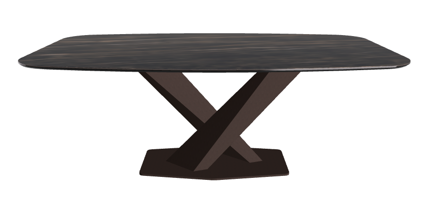 Cattelan Italia Stratos Keramik Barrel Shaped Dining Table – 200x120x75h