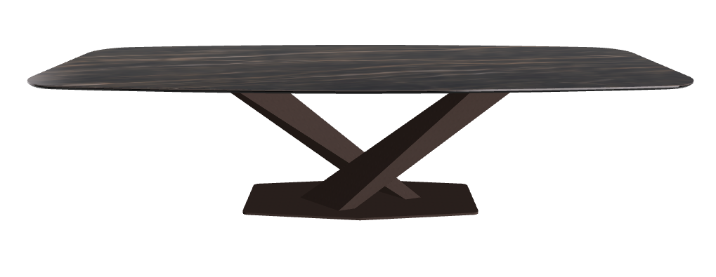 Cattelan Italia Stratos Keramik Barrel-Shaped Dining Table – 300x120x75h