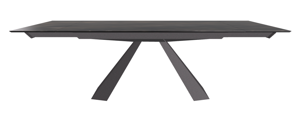 160/236x90x75h Rectangle Shaped_Glossy Portoro_Graphite Embossed