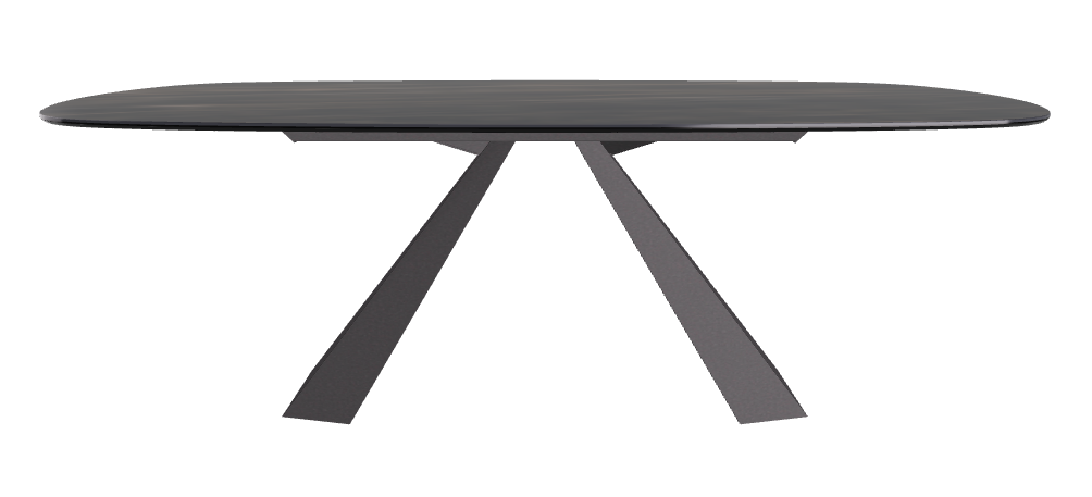 Cattelan Italia Eliot Keramik Biscuit Shaped Dining Table – 220x120x73h