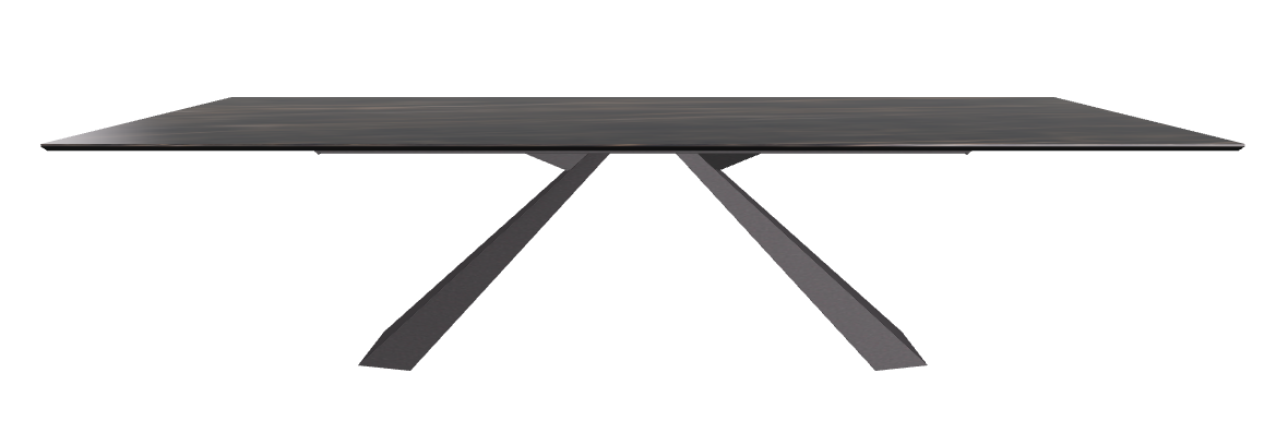 300x120x73h Rectangle Shaped_Glossy Portoro_Graphite Embossed