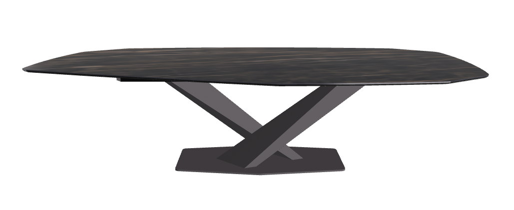 Cattelan Italia Stratos Keramik Biscuit & Polygon Shaped Dining Table