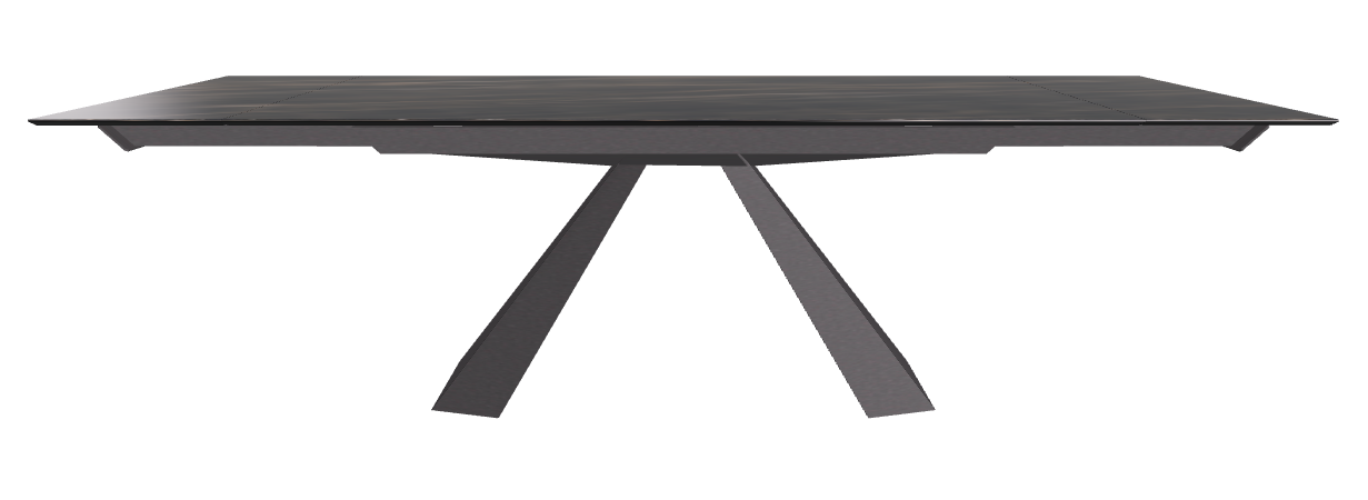 182/258x90x75h Rectangle Shaped_Glossy Portoro_Graphite Embossed