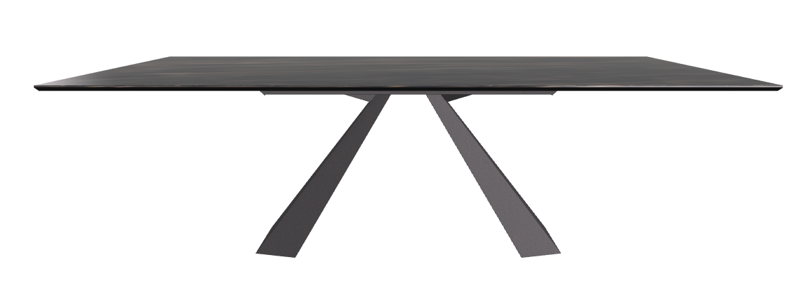 240x120x73h Rectangle Shaped_Glossy Portoro_Graphite Embossed