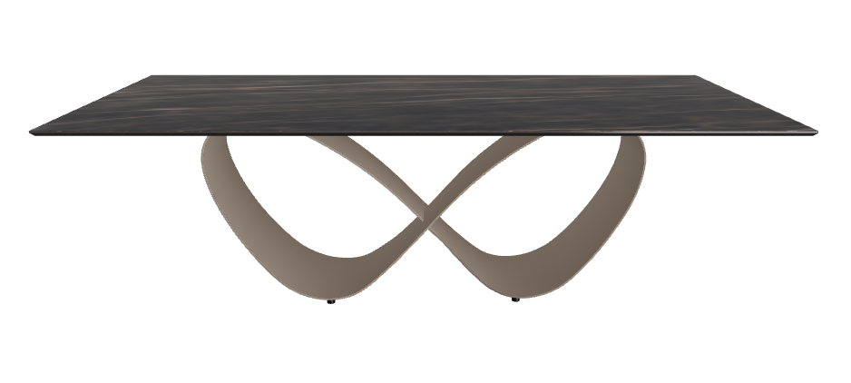 240x120x74h Rectangle Shaped_Glossy Portoro_Titanium Embossed