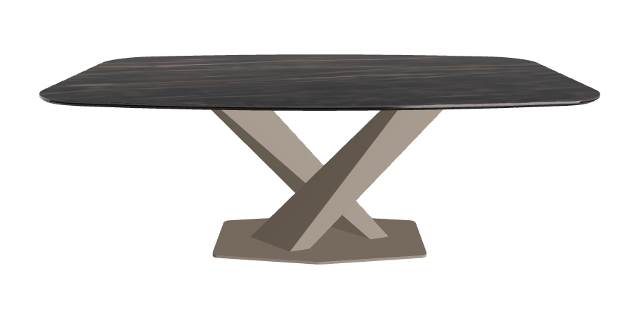 Cattelan Italia Stratos Keramik Barrel Shaped Dining Table – 200x120x75h