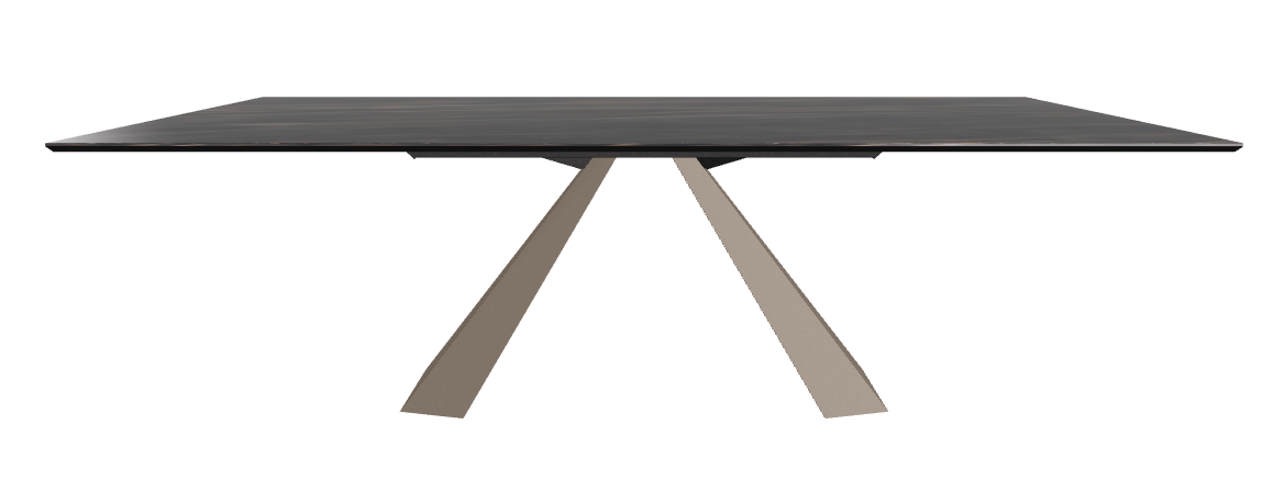 240x120x73h Rectangle Shaped_Glossy Portoro_Titanium Embossed