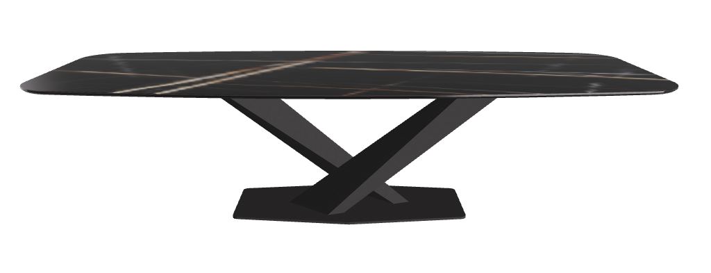 Cattelan Italia Stratos Keramik Barrel-Shaped Dining Table – 300x120x75h