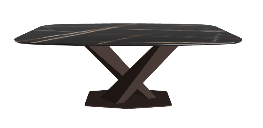 Cattelan Italia Stratos Keramik Barrel Shaped Dining Table – 200x120x75h