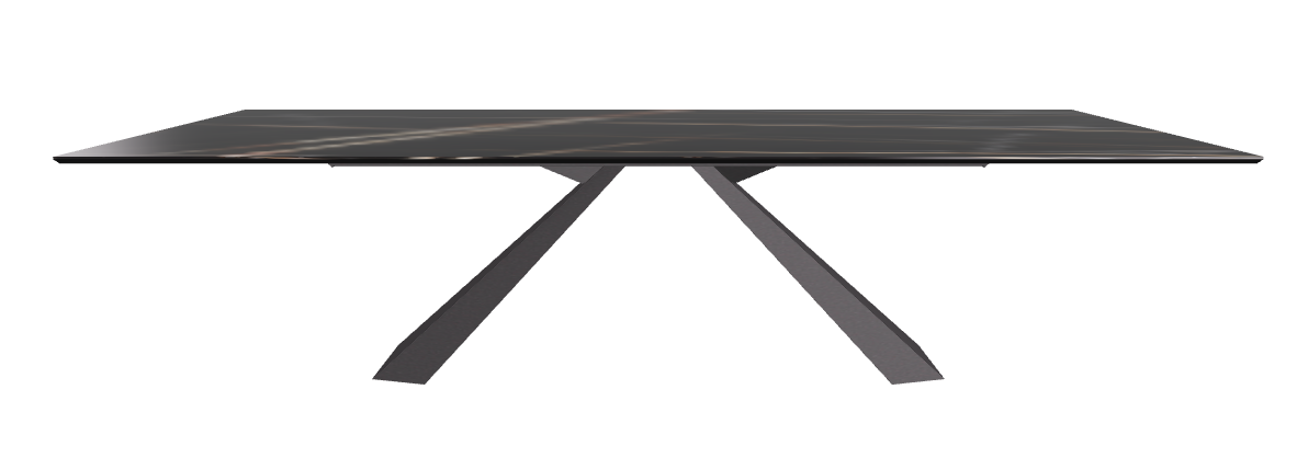 300x120x73h Rectangle Shaped_Glossy Sahara Noir_Graphite Embossed