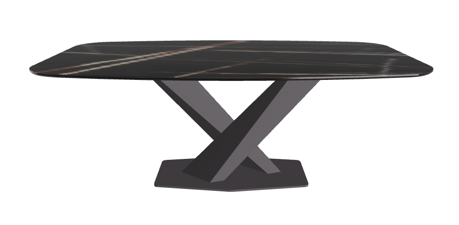 Cattelan Italia Stratos Keramik Barrel Shaped Dining Table – 200x120x75h