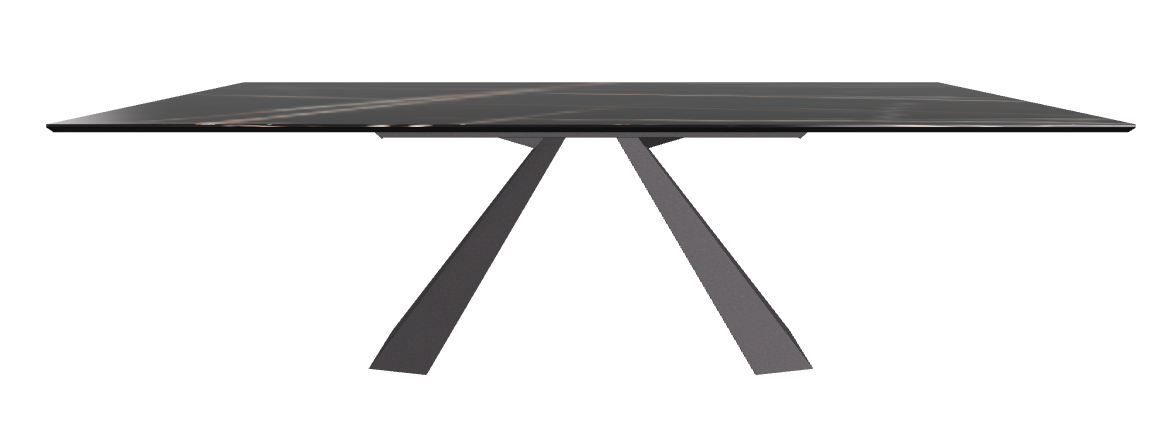 240x120x73h Rectangle Shaped_Glossy Sahara Noir_Graphite Embossed