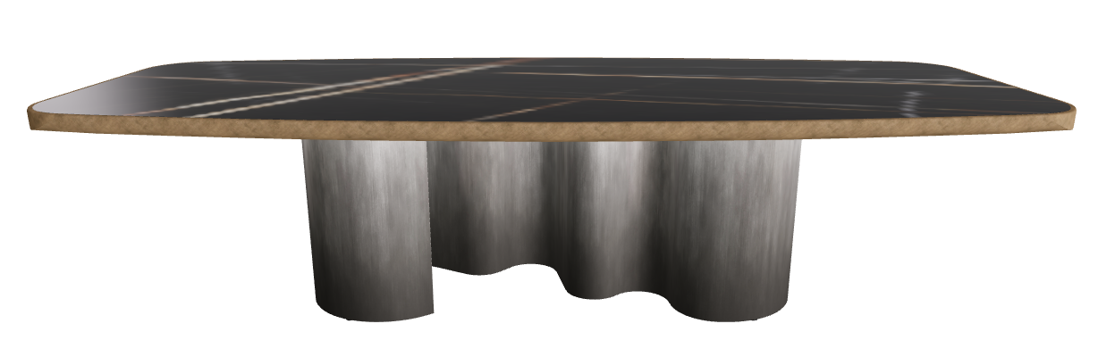 300x128x75h Barrel Shaped_Glossy Sahara Noir_Oxy Grey_Brushed Bronze