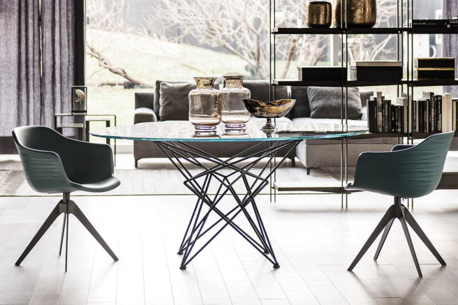 Cattelan Italia Gordon Glass Dining Table