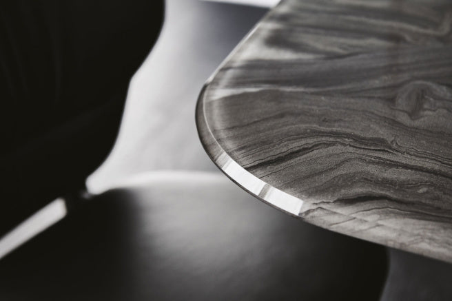 Cattelan Italia Eliot Crystalart Rectangular & Barrel-Shaped Dining Table