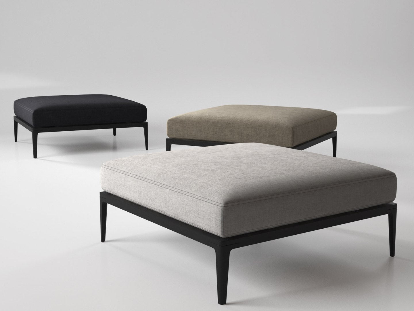 Gloster Grid Ottoman