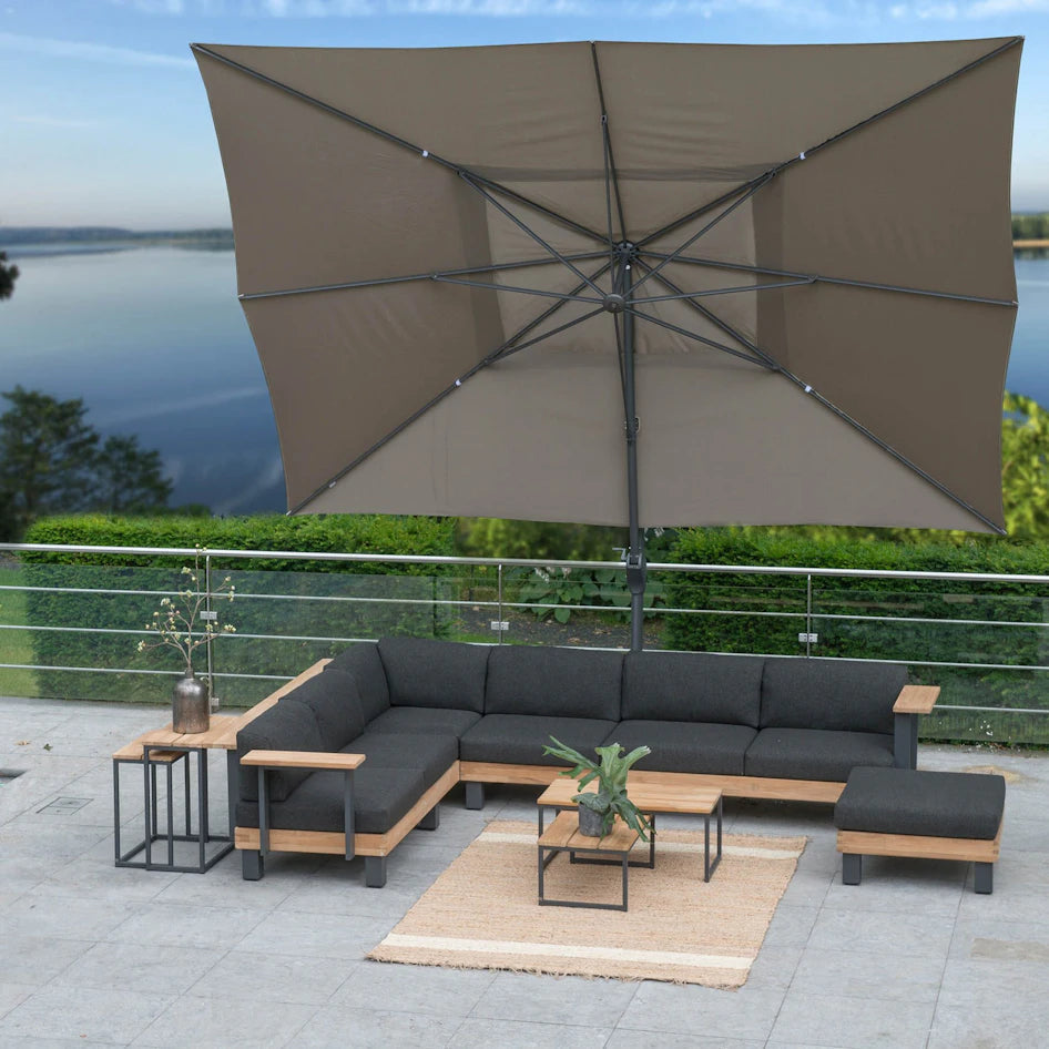 4 Seasons Outdoor Siesta Premium 300cm x 300cm Charcoal