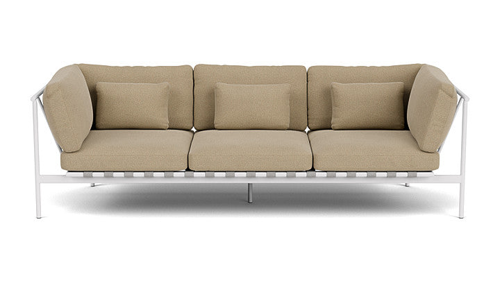 Barlow Tyrie Around Deep Seating Triple Lounge Sofa with Aluminium Arms