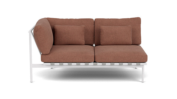 Barlow Tyrie Around Deep Seating Double Lounge Sofa with Aluminium Left Arm