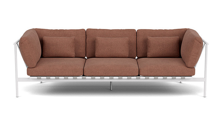 Barlow Tyrie Around Deep Seating Triple Lounge Sofa with Aluminium Arms