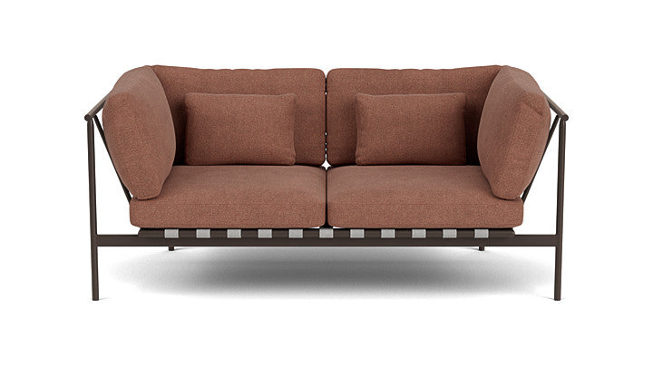 Barlow Tyrie Around Deep Seating Double Lounge Sofa with Aluminium Arms