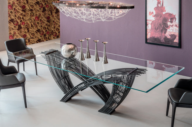 Cattelan Italia Hystrix Glass Dining Table