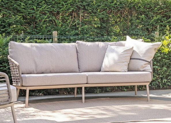 4 Seasons Outdoor 2 x Puglia Organic Lounge Sofa
