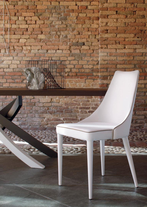 Bontempi Clara Dining Chair Metal Legs