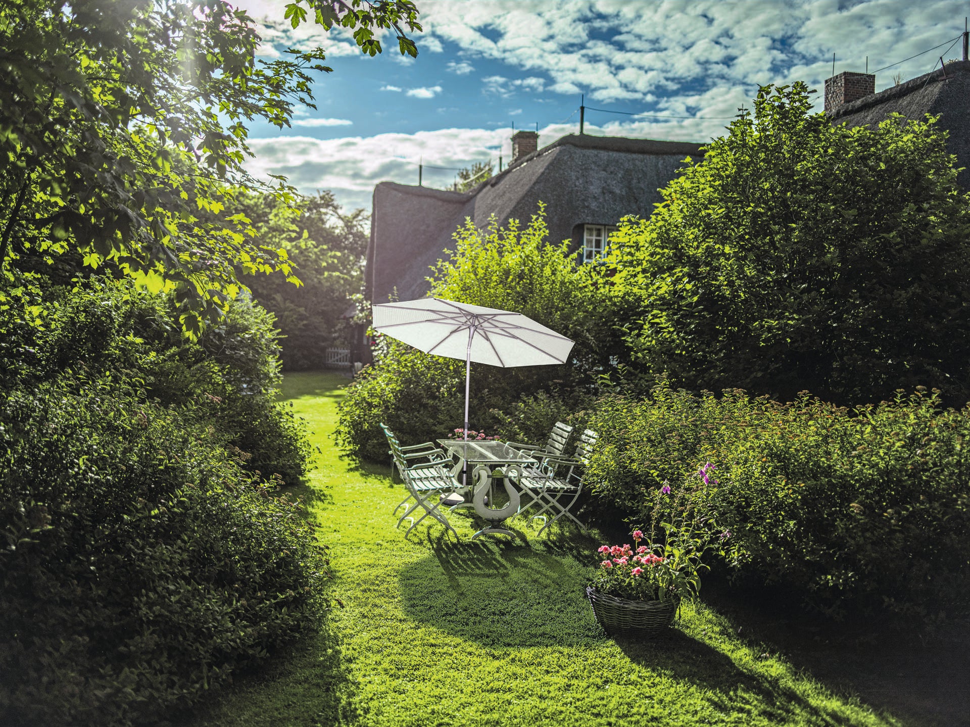 Glatz Smart Parasol 200 x 200 cm Anodised