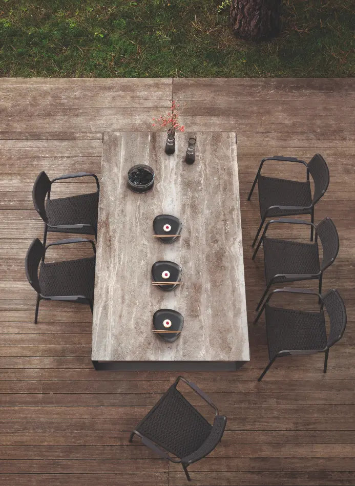 Manutti Air Dining Table 264 × 118 × 73h cm