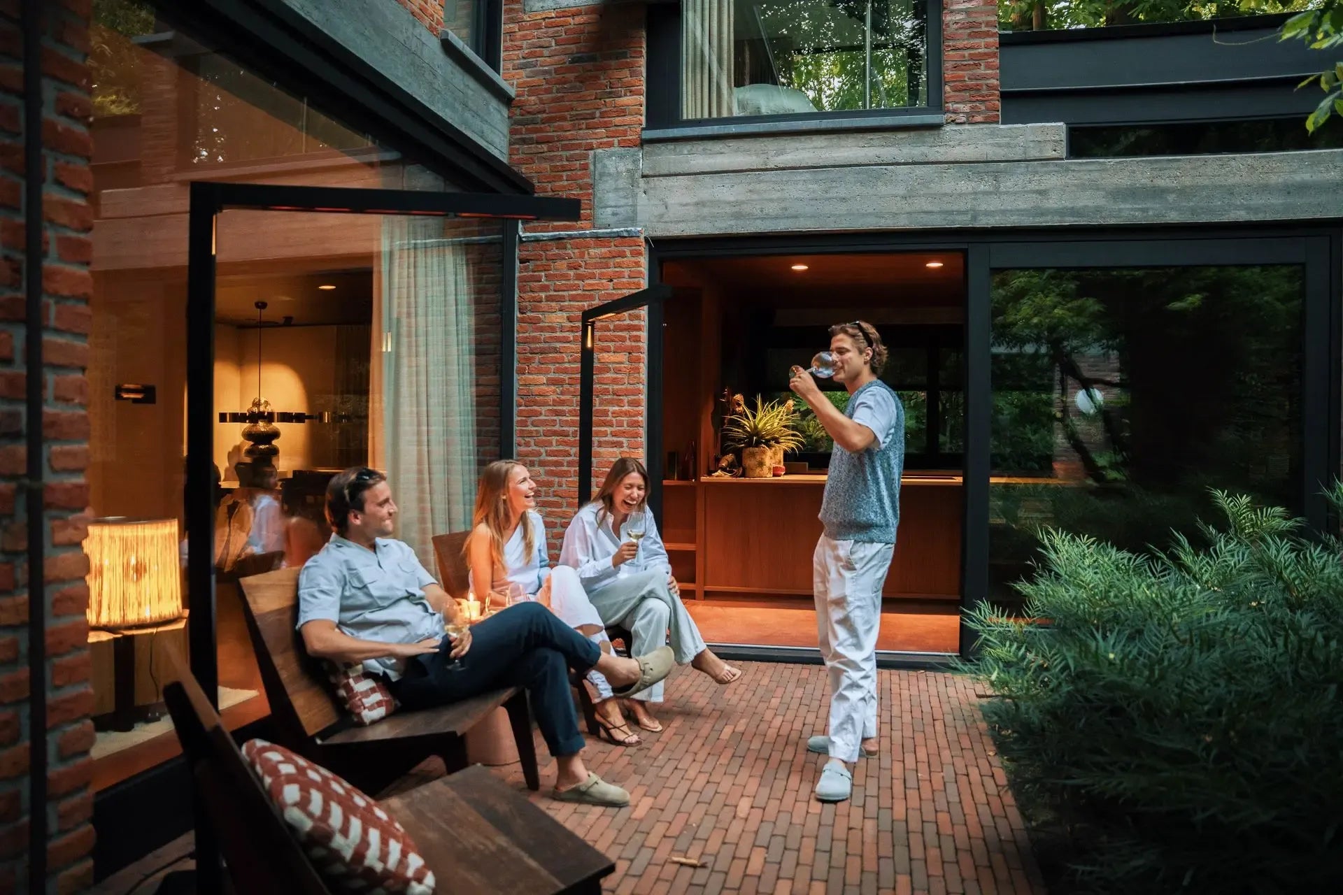 Heatsail Twig | Outdoor Heating | Finished in RAL 9005 Midnight