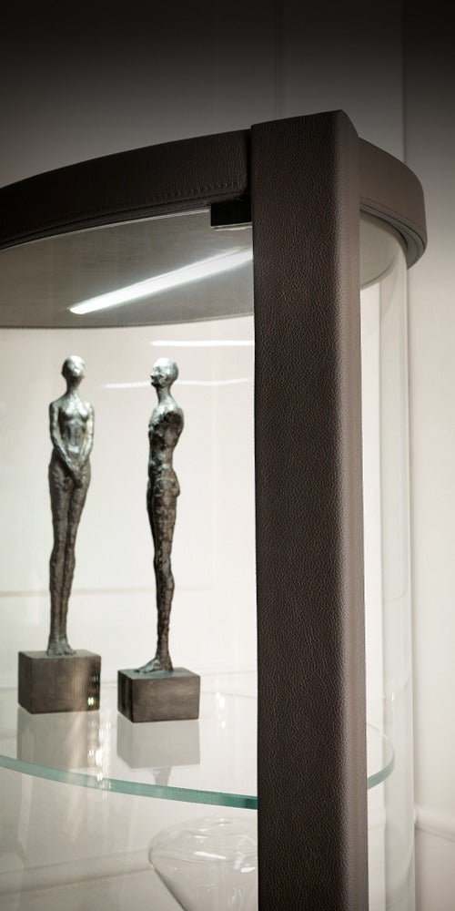 Cattelan Italia Saba Swiveling Glass Showcase