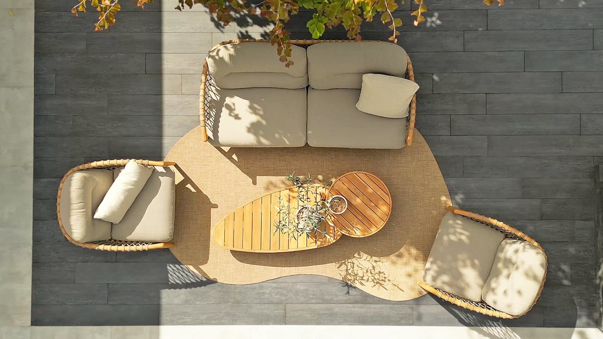 4 Seasons Outdoor Finn Coffee Table 80 x 25 cm