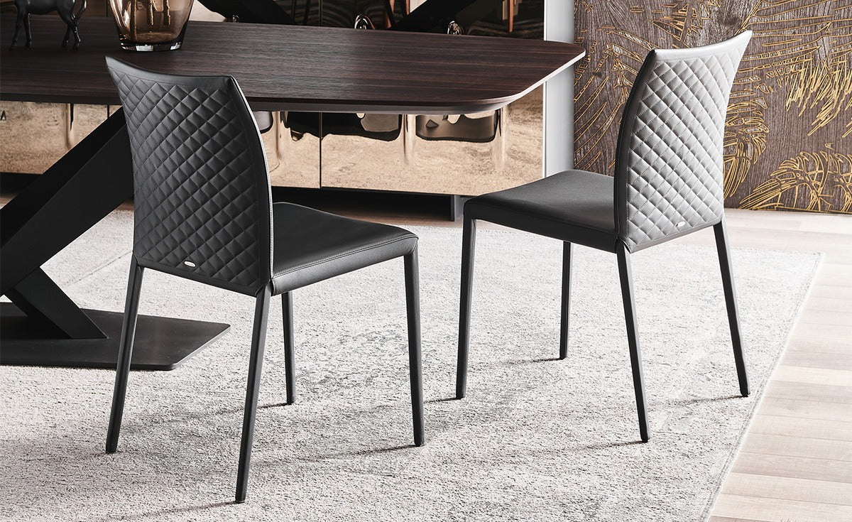 Cattelan Italia Norma Couture Low Back Dining Chair