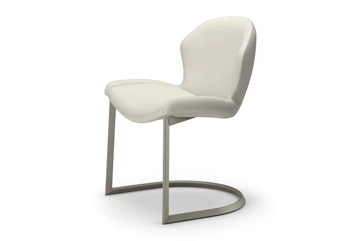Cattelan Italia Rachel Cantilever Dining Armchair – Fabric, Micro Nubuk & Synthetic Leather