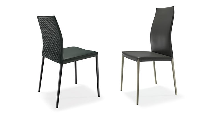 Cattelan Italia Norma Ml Couture HIgh Back with Armrest Chair