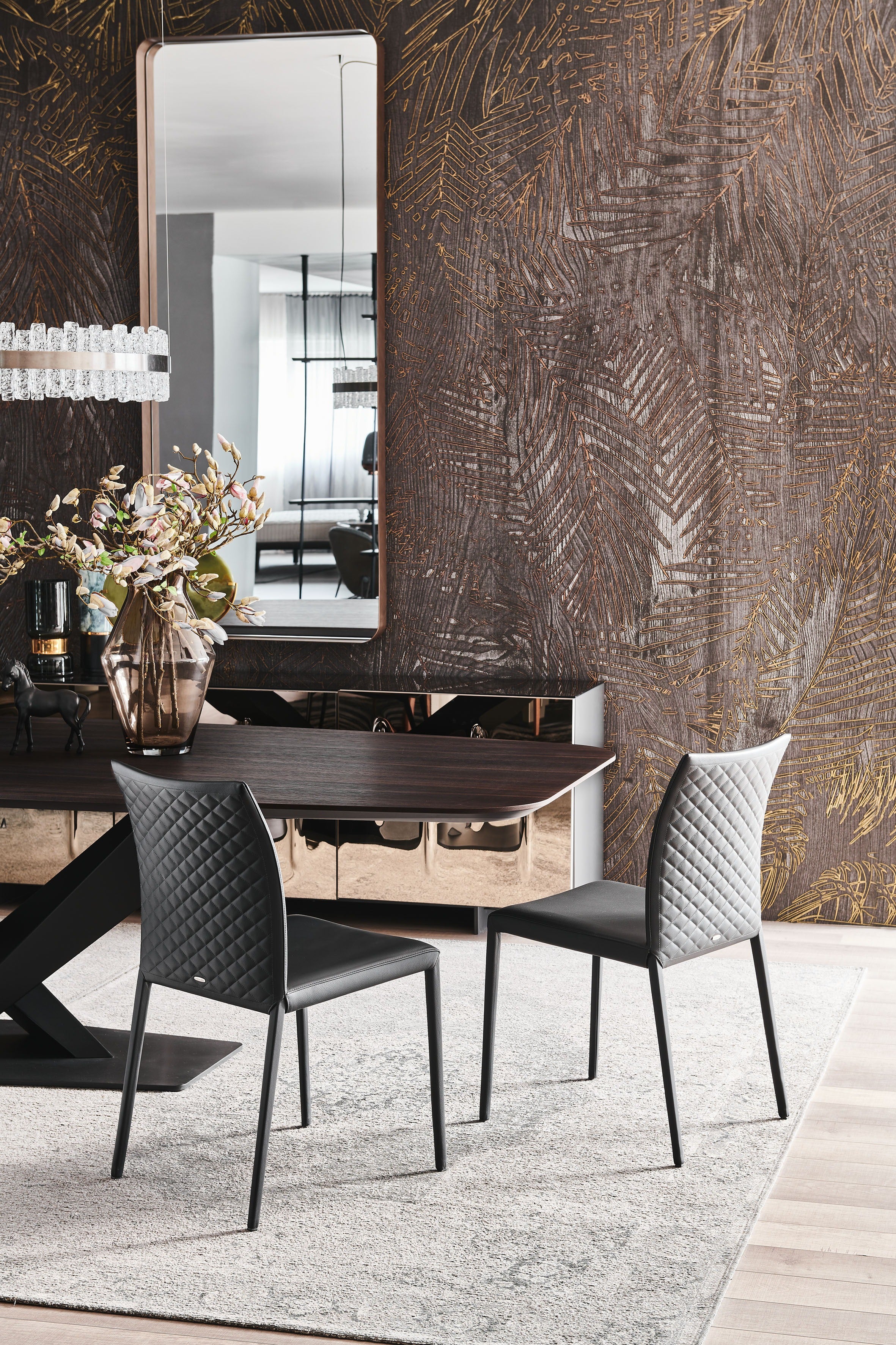 Cattelan Italia Norma Couture Low Back Dining Chair