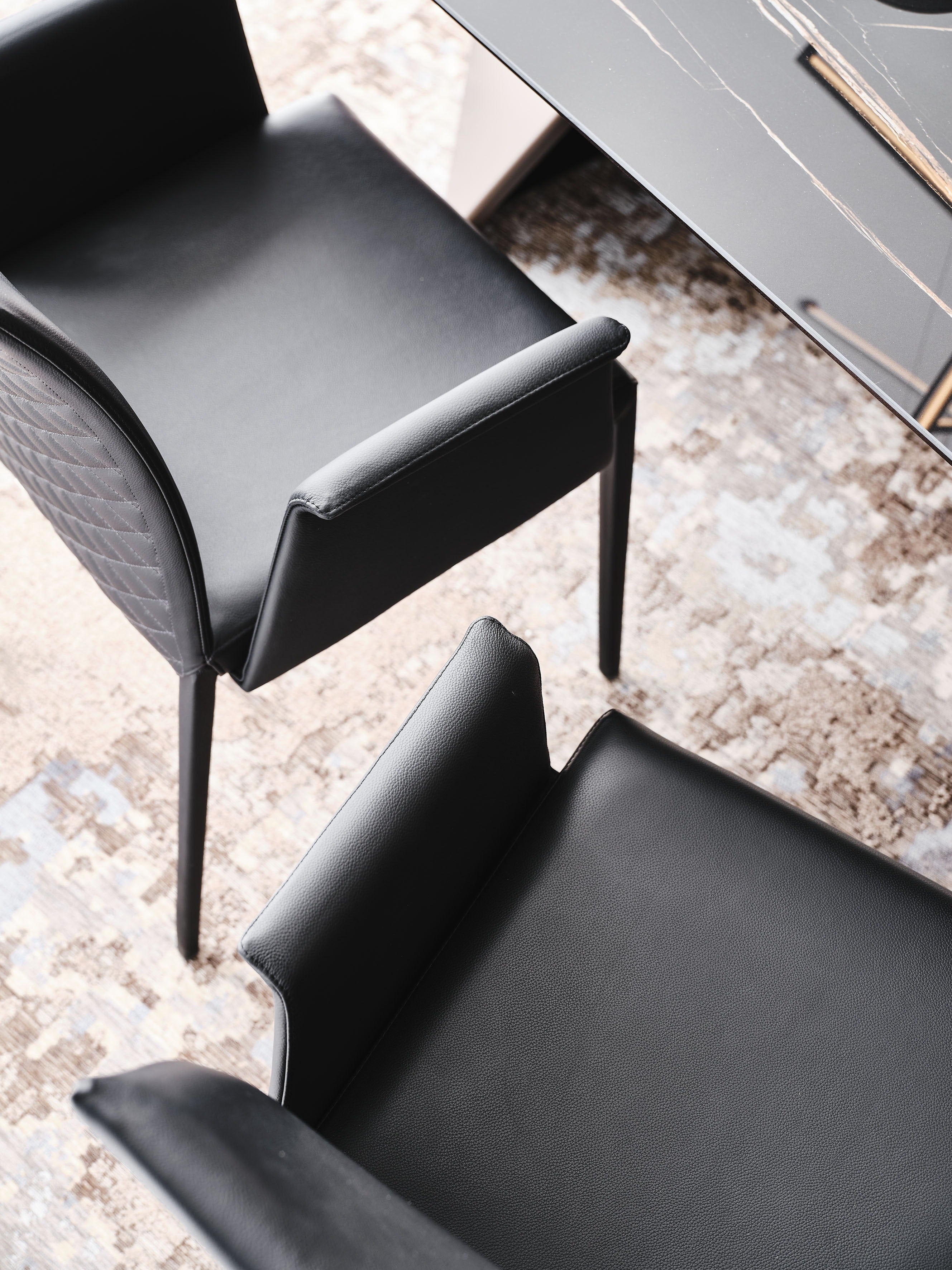 Cattelan Italia Norma Couture Low Back with Armrest Dining Chair