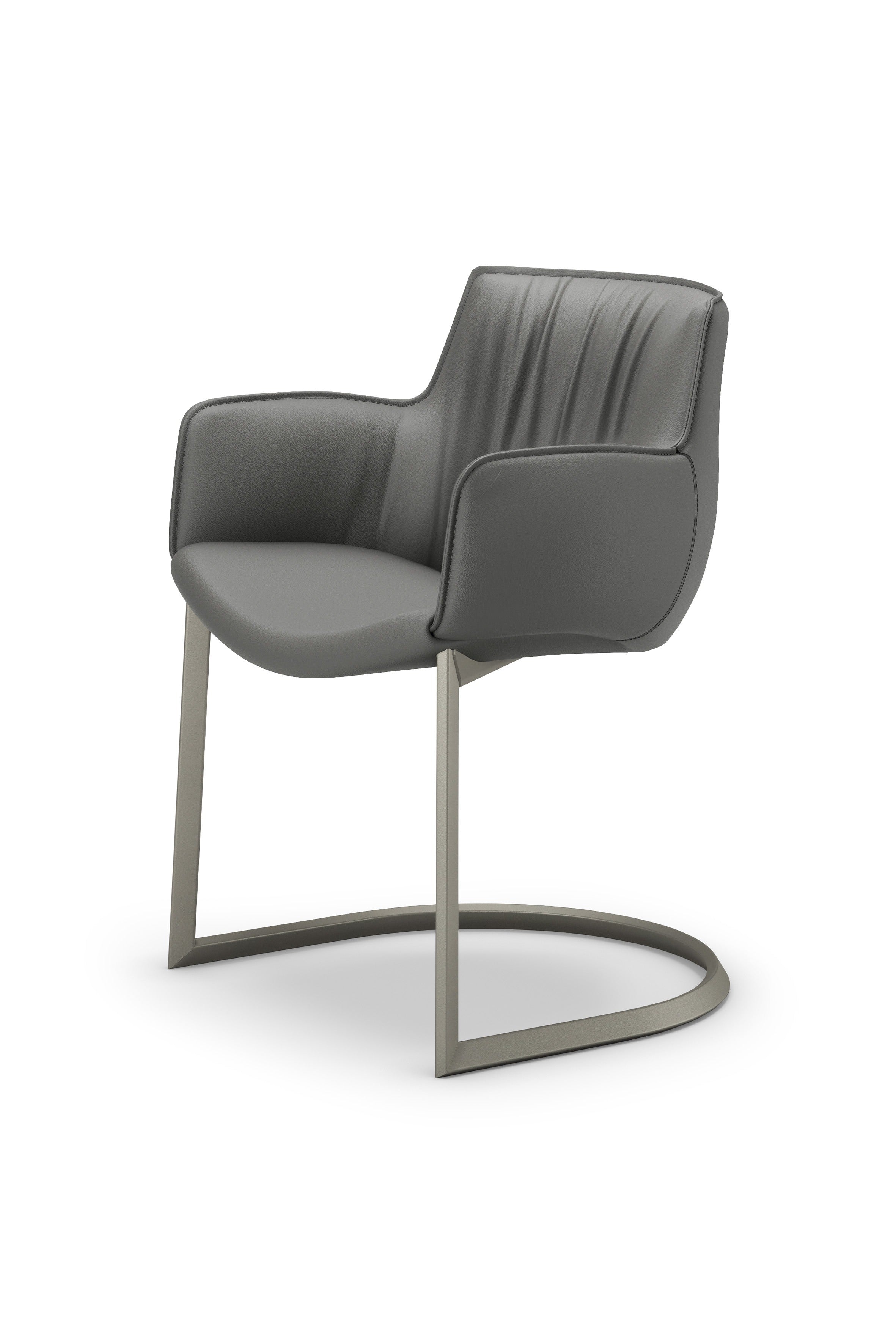 Cattelan Italia Rhonda Cantilever Chair With Steel Frame