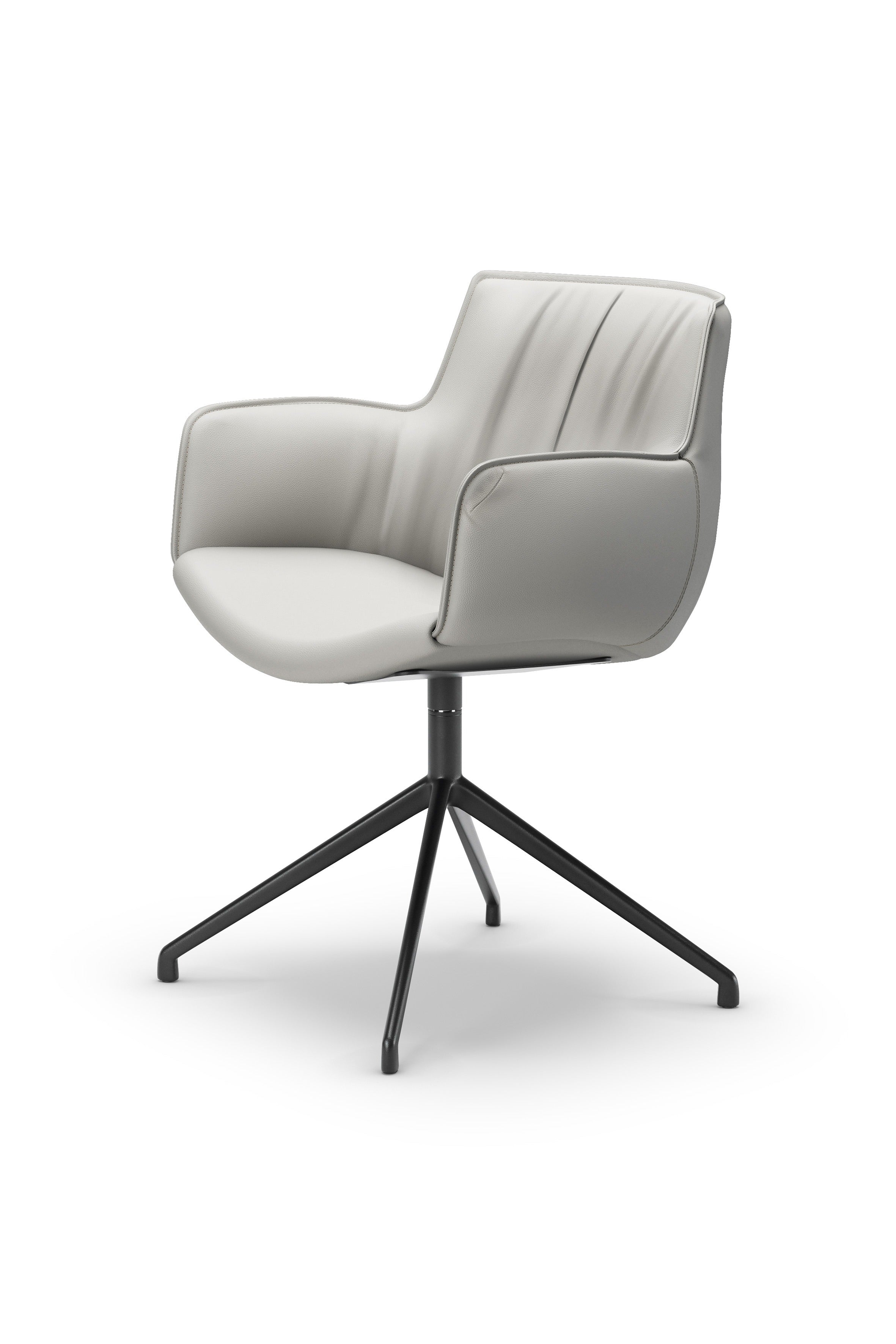 Cattelan Italia Rhonda Turn Chair With Steel Frame
