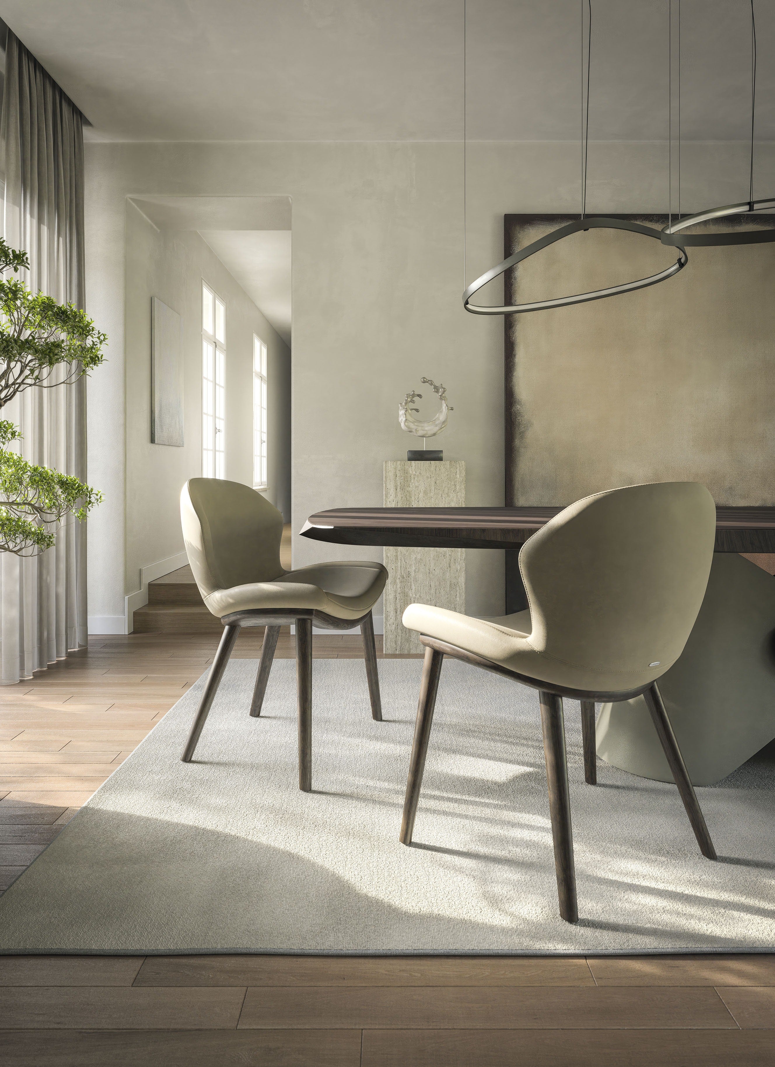 Cattelan Italia Rachel Wood Dining Chair